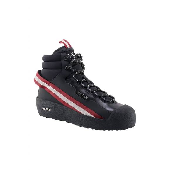 NEW BALLY men's clyde snow boots in black